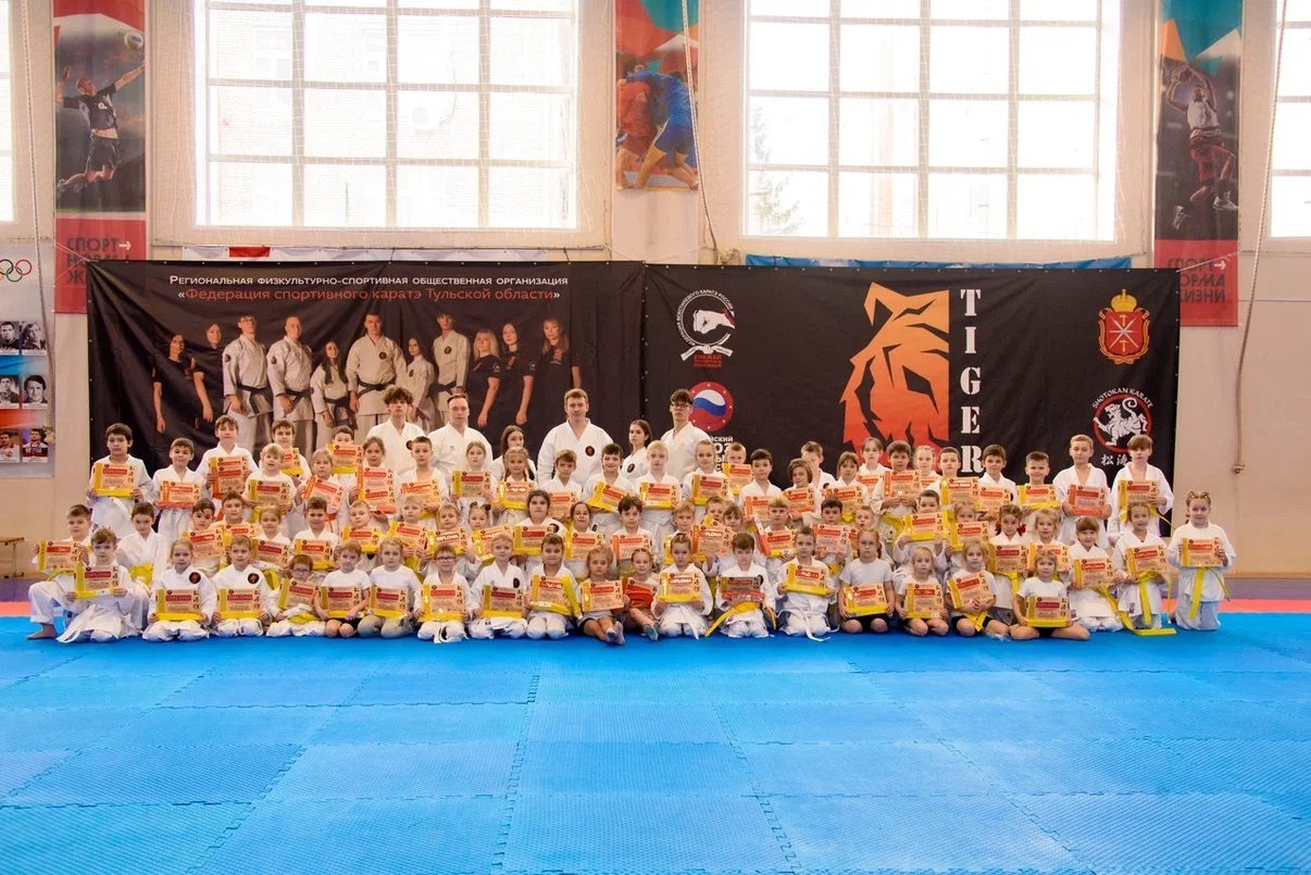 1 февраля в нашем клубе «Tiger» состоялось важное событие — учебно-аттестационный семинар и последующая техническая аттестация на жёлтые, оранжевые, красные и зелёные пояса